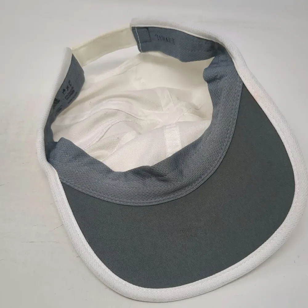 Adidas Baseball Cap White One Size Climalite Mesh Performance Athletic Golf Hat